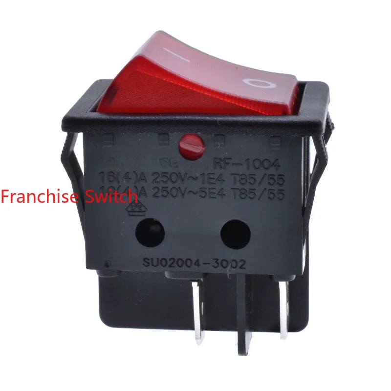 10PCS RF-1004 power switch. Four feet and two gears with red light ship type switch
10PCS RF-1004 power switch. Four feet and two gears with red light ship type switch