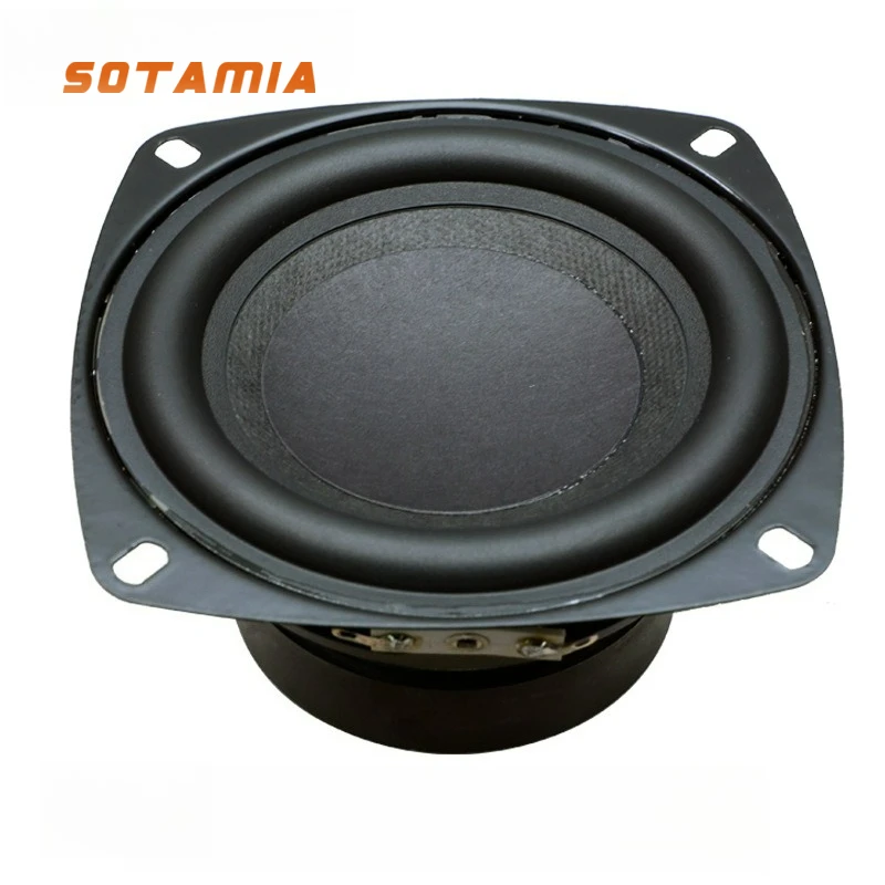 SOTAMIA 1Pcs 4 Inch Subwoofer Audio Loudspeaker 4 Ohm 30W Large Game Console Sound Column Speaker Home Theater Music Speaker
SOTAMIA 1Pcs 4 Inch Subwoofer Audio Loudspeaker 4 Ohm 30W Large Game Console Sound Column Speaker Home Theater Music Speaker