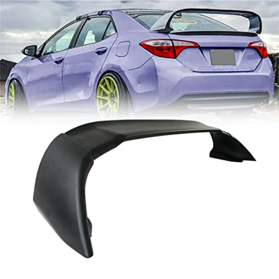 Rear Trunk Spoiler Wing for Corolla 2014-2020,Black JDM Big Stand-Up Style, ABS Plastic, Aggressive Look Enhanced Downforce
Rear Trunk Spoiler Wing for Corolla 2014-2020,Black JDM Big Stand-Up Style, ABS Plastic, Aggressive Look Enhanced Downforce