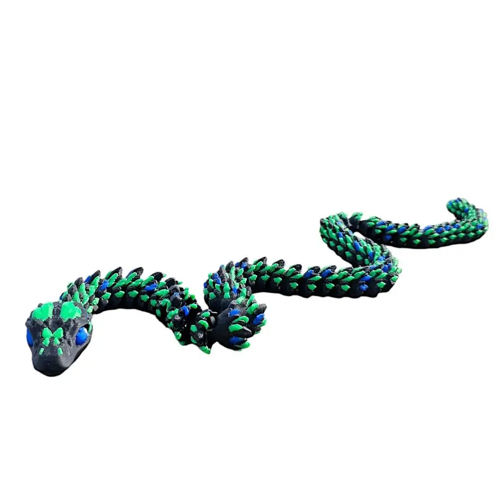 Simulated Eye 3D Printed Snake Sparkling Snake Baby 3D Printed Diceratops Snake Poseable Joints Flexible
Simulated Eye 3D Printed Snake Sparkling Snake Baby 3D Printed Diceratops Snake Poseable Joints Flexible
