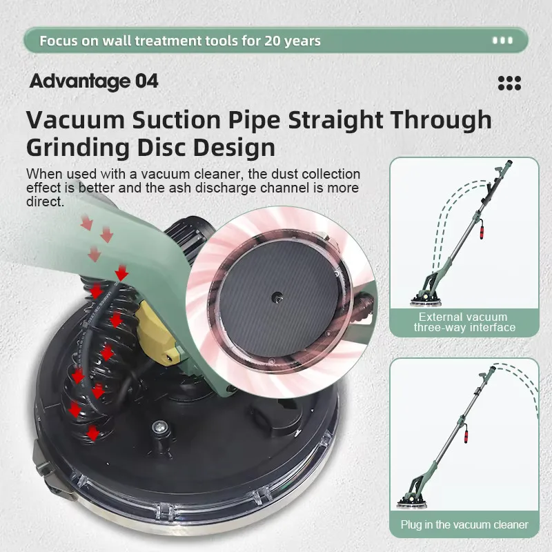 Luxury Brushless Wall Grinder Modified Machine Putty Sandpaper Machine Dust-free Wall Floor Concrete Polisher Drywall Grinder
Luxury Brushless Wall Grinder Modified Machine Putty Sandpaper Machine Dust-free Wall Floor Concrete Polisher Drywall Grinder