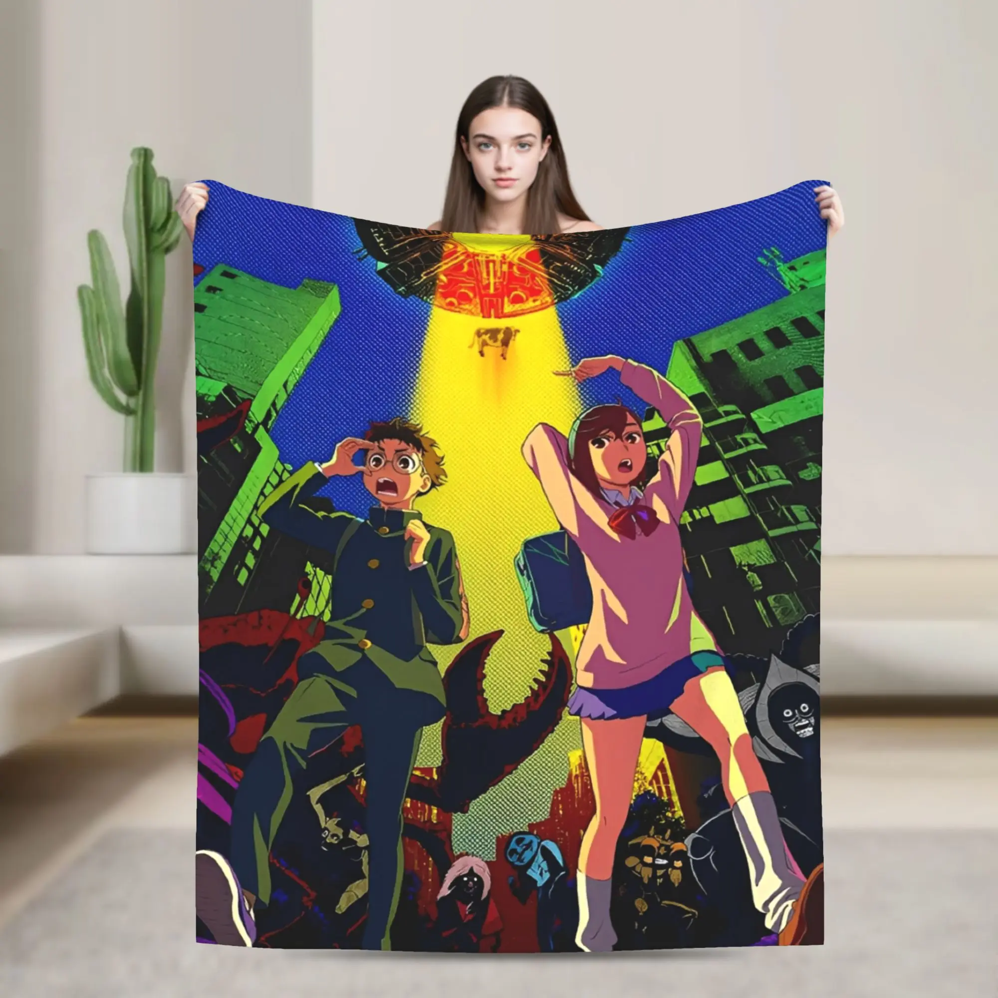 MOMO OKARUN Dandadan Flannel Blankets Warm Throw Blanket for Home Decor Airplane Travel Aesthetic Bedspread Sofa Bed Cover
MOMO OKARUN Dandadan Flannel Blankets Warm Throw Blanket for Home Decor Airplane Travel Aesthetic Bedspread Sofa Bed Cover