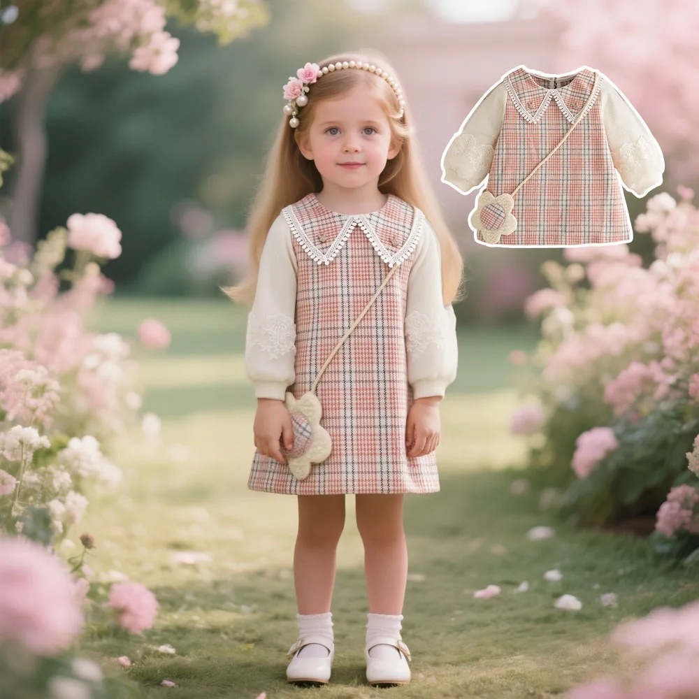 Платье для девочек, весенне-осеннее клетчатое сетчатое платье с длинными рукавами для маленьких девочек, очаровательное платье принцессы с воротником, одежда для маленьких девочек
Платье для девочек, весенне-осеннее клетчатое сетчатое платье с длинными рукавами для маленьких девочек, очаровательное платье принцессы с воротником, одежда для маленьких девочек