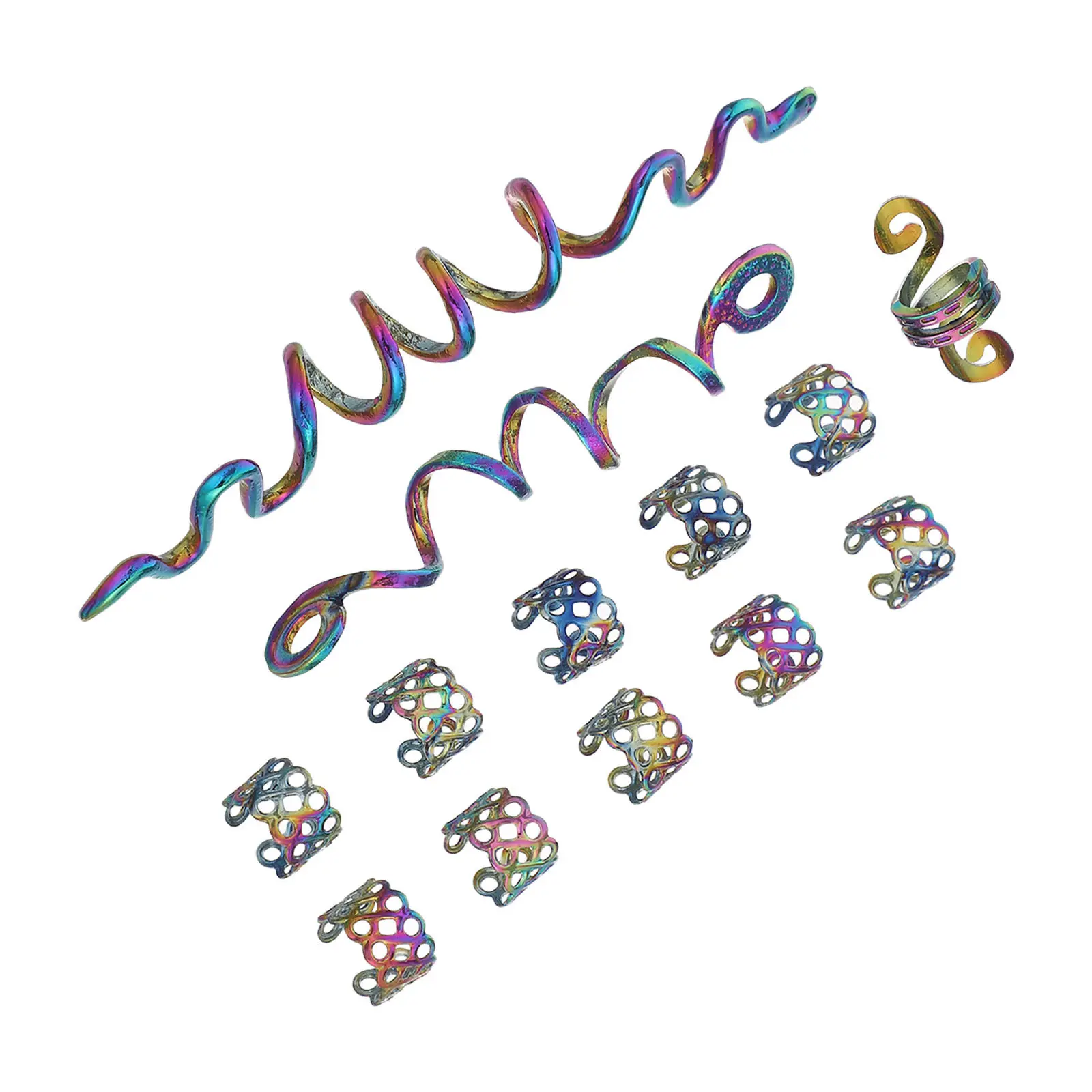 1Set Hair Accessories for Braids Easy to Use Delicate Color Metal Spiral Cuffs Decorative Gifts Hair Braid Rings
1Set Hair Accessories for Braids Easy to Use Delicate Color Metal Spiral Cuffs Decorative Gifts Hair Braid Rings