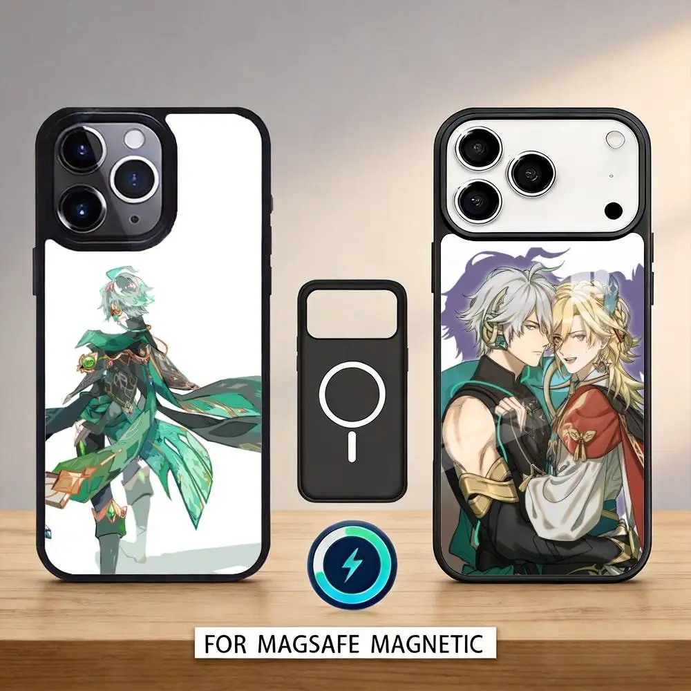 Genshin Alhaitham Phone Case For iPhone 17,16,15,14,13,12,Pro,Max For Magsafe Magnetic Wireless Charging
Genshin Alhaitham Phone Case For iPhone 17,16,15,14,13,12,Pro,Max For Magsafe Magnetic Wireless Charging