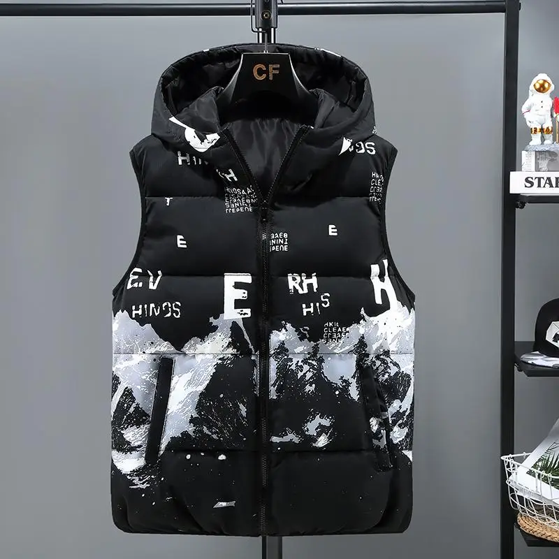 Thickened Double-Sided Wear Men's Vest Autumn Winter Warmth Student Winter Clothes Cotton Shoulder Pad Youth Vitality Style
Thickened Double-Sided Wear Men's Vest Autumn Winter Warmth Student Winter Clothes Cotton Shoulder Pad Youth Vitality Style