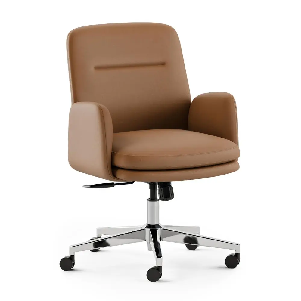 Softside Mid Century Modern Office Chair, Vegan Leather Removable Arms amp Mid Back Design with Luxury CloudLike Comfort Adjust
Softside Mid Century Modern Office Chair, Vegan Leather Removable Arms amp Mid Back Design with Luxury CloudLike Comfort Adjust