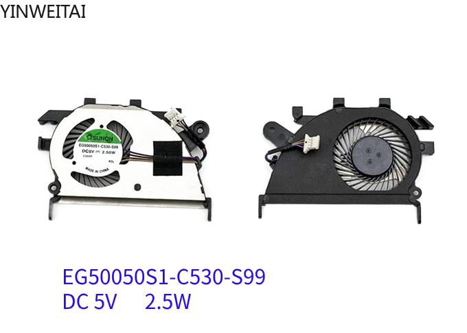Новый вентилятор охлаждения процессора ноутбука, кулер для ноутбука ACER R7-371 R7-371T dc5V 2,50 Вт sunon EG50050S1-C530-S99
Новый вентилятор охлаждения процессора ноутбука, кулер для ноутбука ACER R7-371 R7-371T dc5V 2,50 Вт sunon EG50050S1-C530-S99