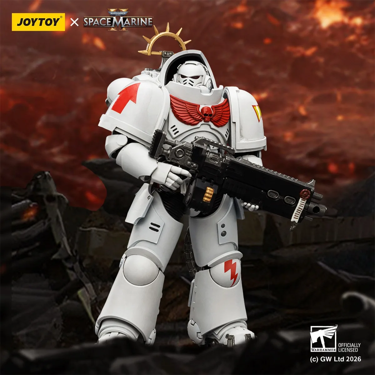 【Accessories】JOYTOY Warhammer1/18Action Figures Game Edition White Scars Heavy Intercessor with Heavy Bolt Rifle and Bolt Pistol
【Accessories】JOYTOY Warhammer1/18Action Figures Game Edition White Scars Heavy Intercessor with Heavy Bolt Rifle and Bolt Pistol