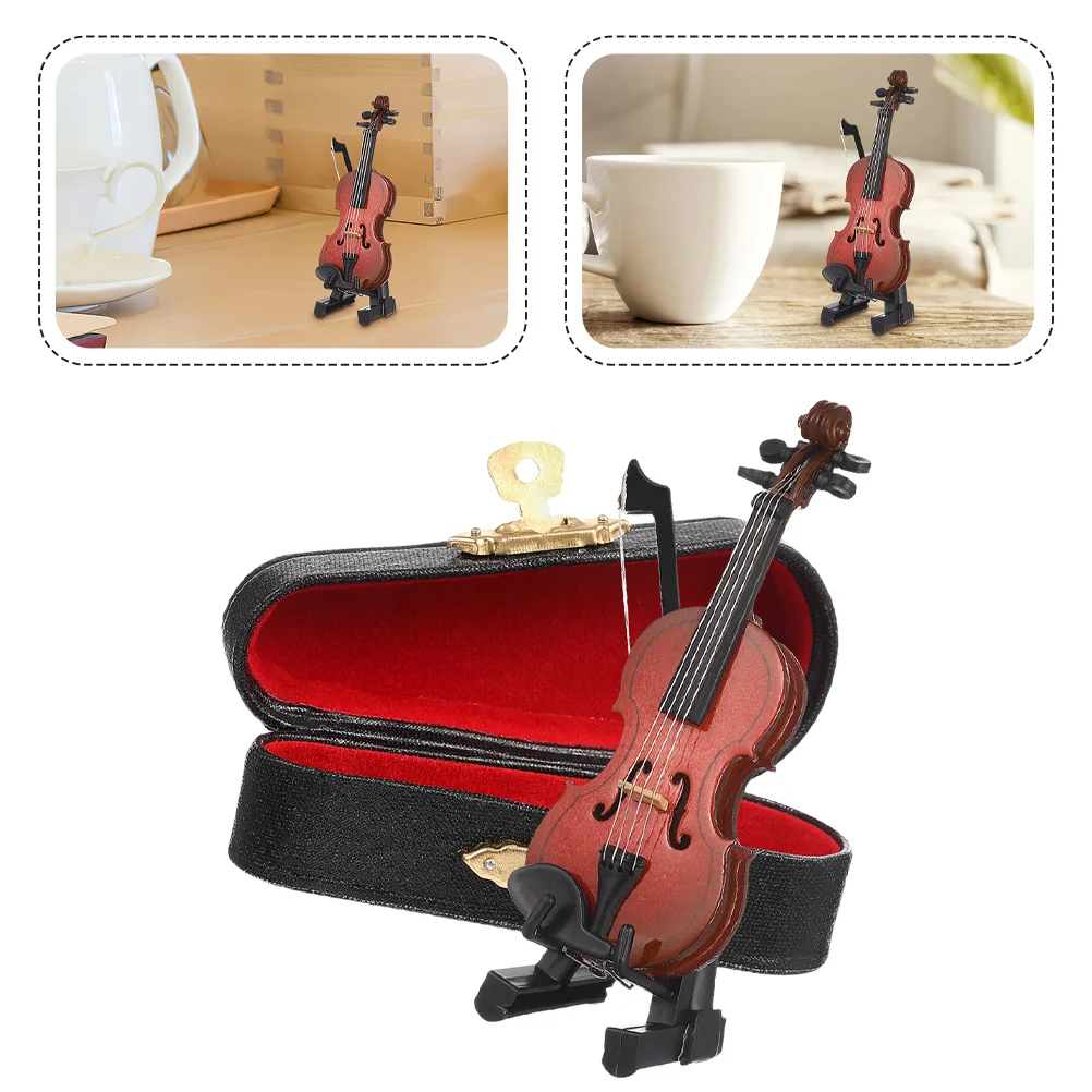 1 Set Miniature Violin with Rack Adornment Wood Violin with Bow and Case Ornament Photo Prop Miniature Violin Adornment
1 Set Miniature Violin with Rack Adornment Wood Violin with Bow and Case Ornament Photo Prop Miniature Violin Adornment