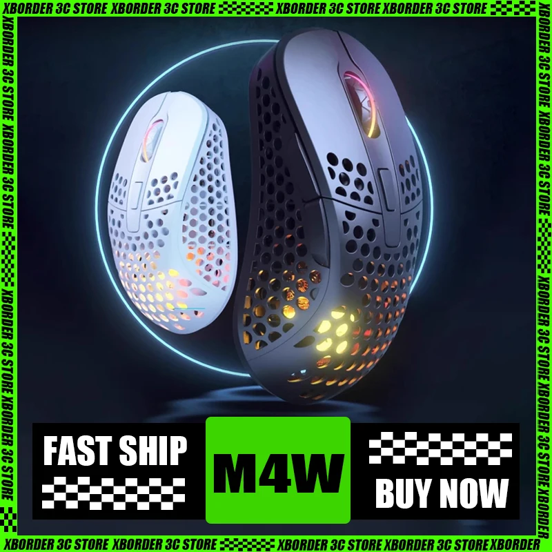 XTRFY M4W Dual Mode Wireless Mouse PAW3370 Sensor 19000DPI Optical Resolution GM8.0 Micro Motion Low Latency Ergonomics Design
XTRFY M4W Dual Mode Wireless Mouse PAW3370 Sensor 19000DPI Optical Resolution GM8.0 Micro Motion Low Latency Ergonomics Design