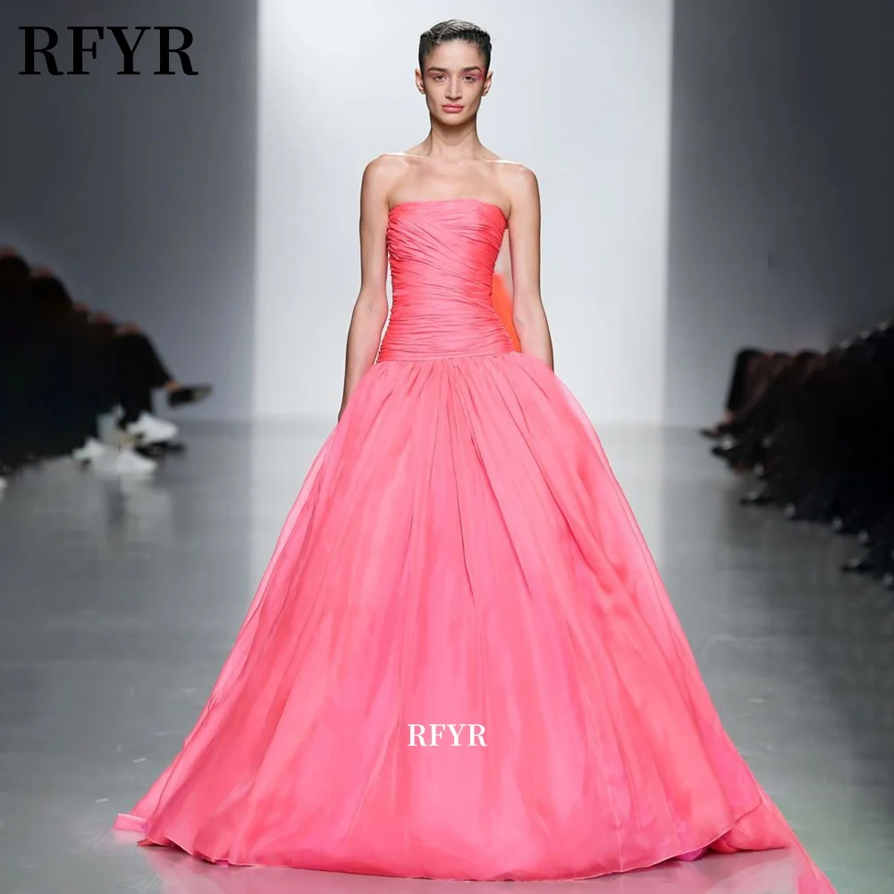 RFYR A Line Evening Strapless Party Dresses Floor Length Prom Dresses 2025 vestidos de fiesta Party Gowns Customized
RFYR A Line Evening Strapless Party Dresses Floor Length Prom Dresses 2025 vestidos de fiesta Party Gowns Customized