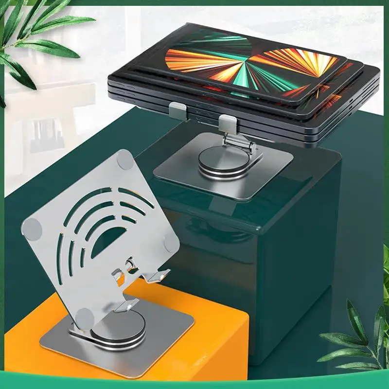 (NEW) 360° Rotating Tablet Stand Aluminum Alloy Carbon Steel Desktop Tablet Stand For Tablet Phone Stand Within 12.9 Inches
(NEW) 360° Rotating Tablet Stand Aluminum Alloy Carbon Steel Desktop Tablet Stand For Tablet Phone Stand Within 12.9 Inches