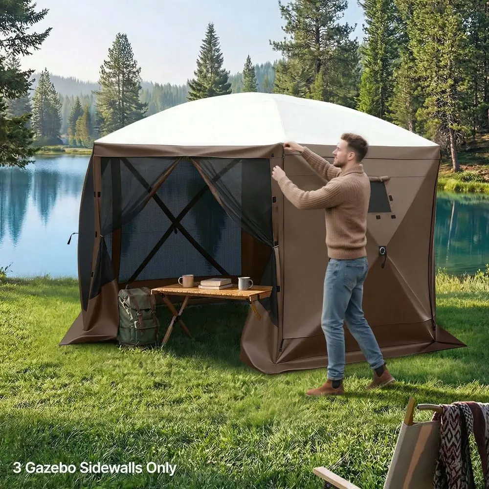 Sidewalls, 5.67 X 4.85 Ft, Canopy Tent Walls With Waterproof And Sunlight Protection Layer, OneSided Window Design, Fit For Out
Sidewalls, 5.67 X 4.85 Ft, Canopy Tent Walls With Waterproof And Sunlight Protection Layer, OneSided Window Design, Fit For Out