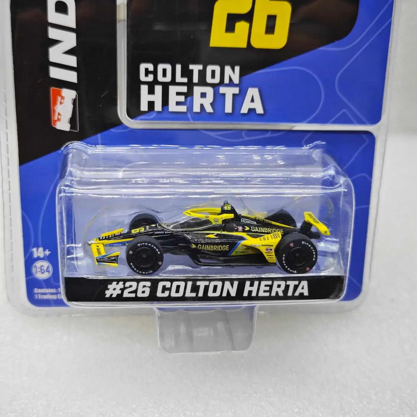 GreenLight 1:64 2022 NTT IndyCar Series- #26 Colton Herta Car Model Collection Gift Car Model Ornament
GreenLight 1:64 2022 NTT IndyCar Series- #26 Colton Herta Car Model Collection Gift Car Model Ornament