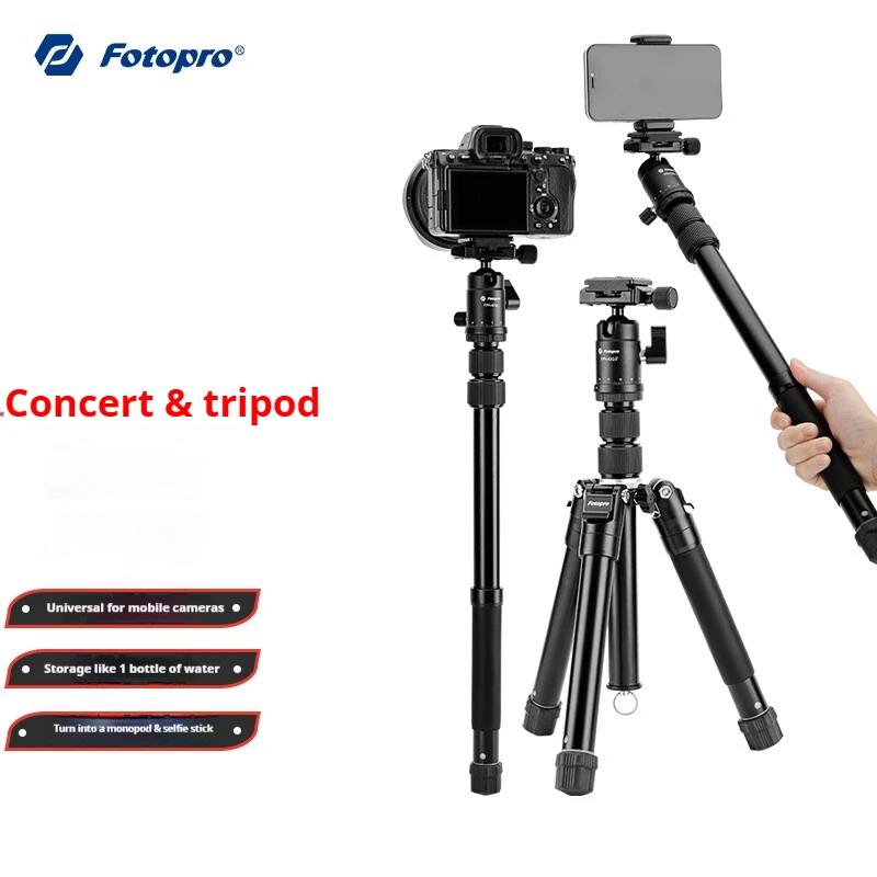 Fotopro FY-830+42QF Compact, Dismantlable Monopod with Quick-Release Mechanism – Concert Camera Tripod and Mobile Phone Mount
Fotopro FY-830+42QF Compact, Dismantlable Monopod with Quick-Release Mechanism – Concert Camera Tripod and Mobile Phone Mount