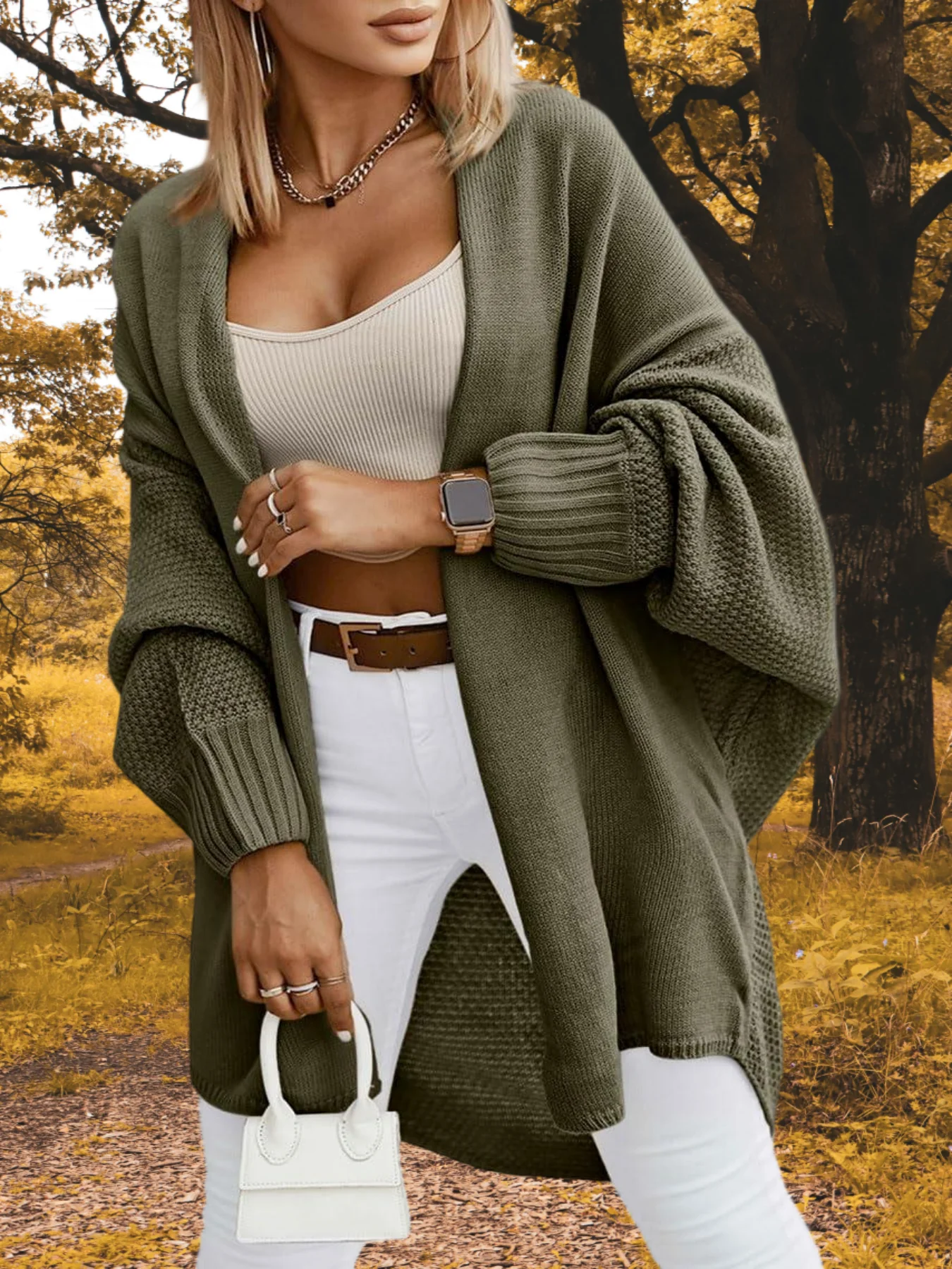 Women's 2025 Fall WinterTrendy Oversized Open-Front Batwing Sleeve Long Cardigan Sweaters Coat
Women's 2025 Fall WinterTrendy Oversized Open-Front Batwing Sleeve Long Cardigan Sweaters Coat