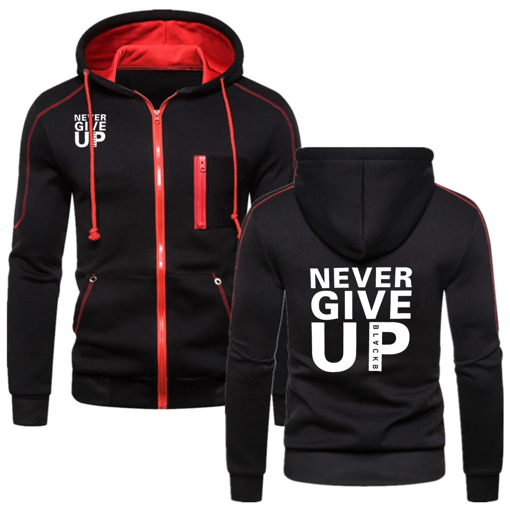2024 Never Give Up Fashion Men Printing New Casual Comfortable Thick Cotton Tops Solid Color Hoodies Sports Tops
2024 Never Give Up Fashion Men Printing New Casual Comfortable Thick Cotton Tops Solid Color Hoodies Sports Tops
