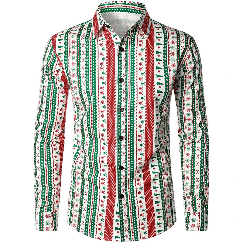 Women's 2025 New 3D Christmas Printed Long Sleeve Shirts Elegant Lapel Long Sleeve Top Winter Spring Single-Breasted Basic Shirt
Women's 2025 New 3D Christmas Printed Long Sleeve Shirts Elegant Lapel Long Sleeve Top Winter Spring Single-Breasted Basic Shirt