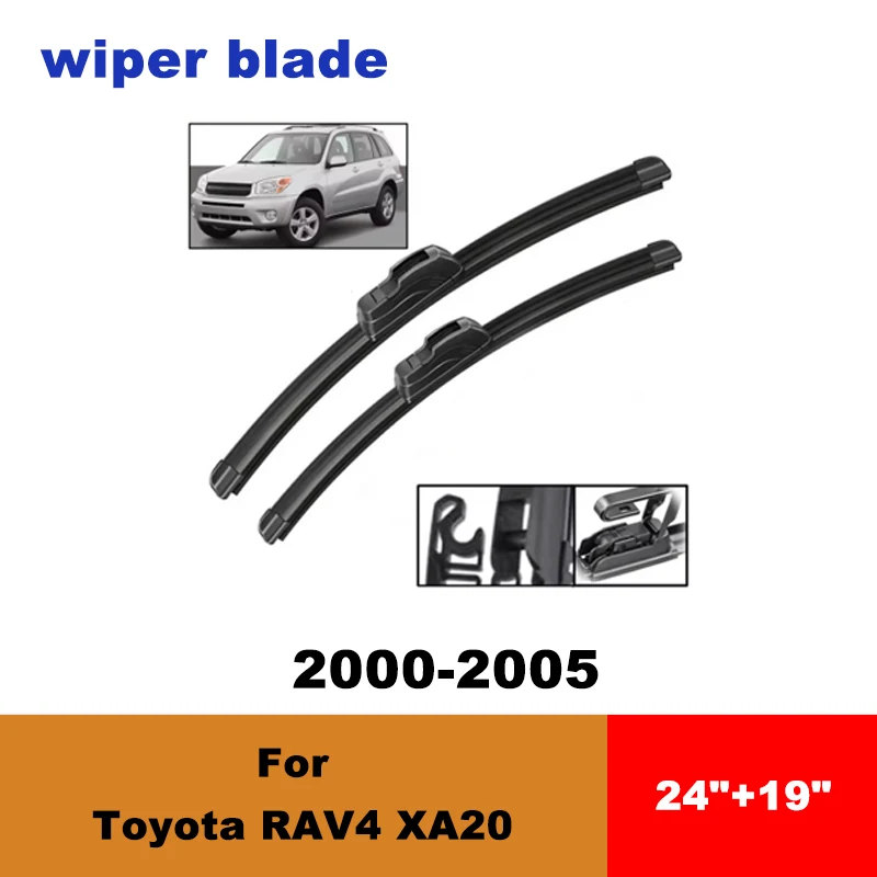 For Toyota RAV4 XA20 2000-2005 car front wiper blades silent wiper blades soft rubber windshield wipers accessories
For Toyota RAV4 XA20 2000-2005 car front wiper blades silent wiper blades soft rubber windshield wipers accessories