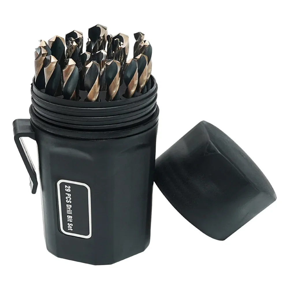 Сверла для металла и дерева, инструменты «сделай сам», 165*80 мм, 6,49*3,14 дюйма, спиральная дрель из быстрорежущей стали, 135 градусов, точечное ведро, ящик для хранения
Сверла для металла и дерева, инструменты «сделай сам», 165*80 мм, 6,49*3,14 дюйма, спиральная дрель из быстрорежущей стали, 135 градусов, точечное ведро, ящик для хранения