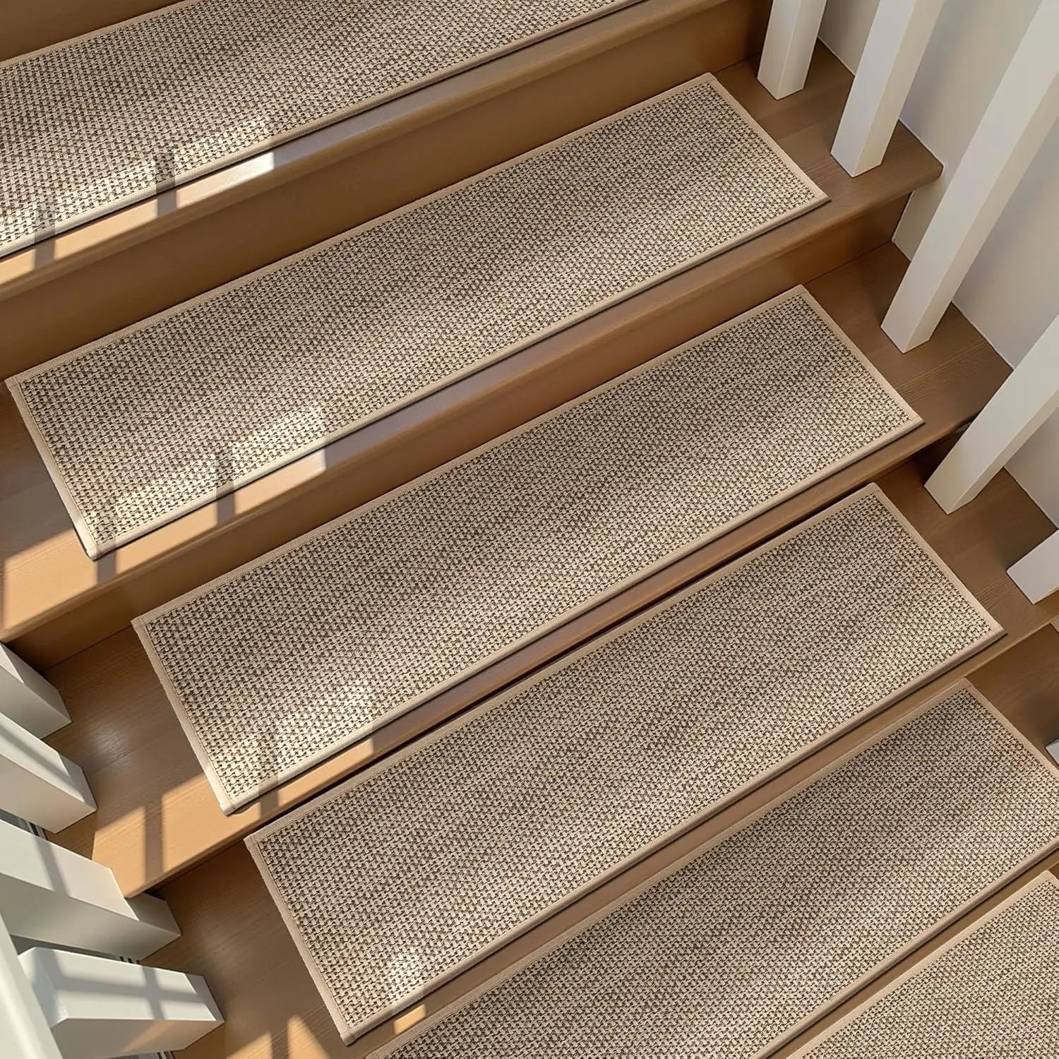 Non Slip Linen Stair Treads 15pcs Peel and Stick Carpet Runner for Wood Steps, 8x30 Inches Beige
Non Slip Linen Stair Treads 15pcs Peel and Stick Carpet Runner for Wood Steps, 8x30 Inches Beige