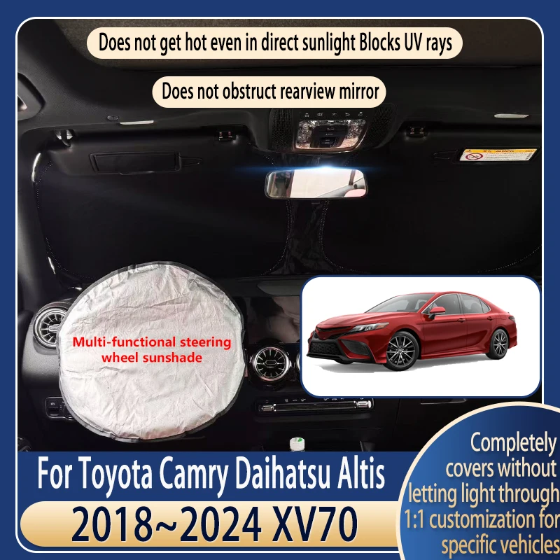 Steering wheel Car Sun Visor For Toyota Camry XV70 2018~2024 Summer Cooling Auto Accessories Front Windshield Sunshade Insulati
Steering wheel Car Sun Visor For Toyota Camry XV70 2018~2024 Summer Cooling Auto Accessories Front Windshield Sunshade Insulati