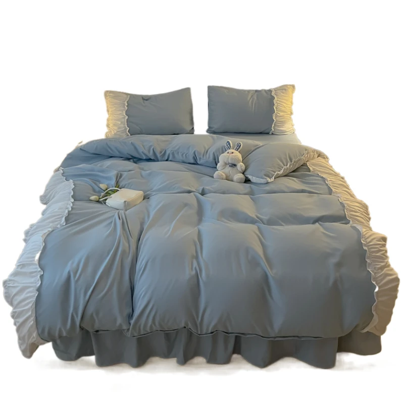 Luxury Selling Beddings Set Ultralight Microfiber Aesthetic Minimalist Bedding Set Nordic Rustic Bedroom Roupa De Cama Furniture
Luxury Selling Beddings Set Ultralight Microfiber Aesthetic Minimalist Bedding Set Nordic Rustic Bedroom Roupa De Cama Furniture