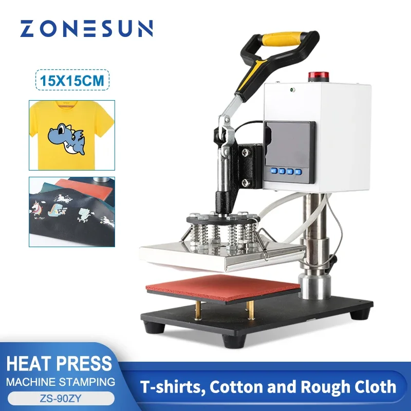 ZONESUN Digital Multifunctional Heat Press Machine Stamping Tool 15x15cm for T Shirts Mouse Pads Insoles Leather Pyrogra ZS-90ZY
ZONESUN Digital Multifunctional Heat Press Machine Stamping Tool 15x15cm for T Shirts Mouse Pads Insoles Leather Pyrogra ZS-90ZY
