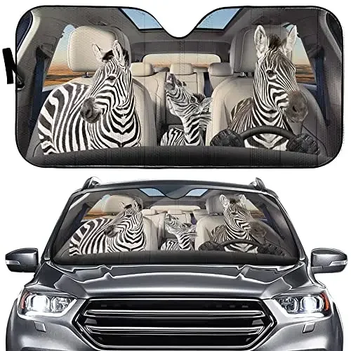 Солнцезащитный козырек для лобового стекла автомобиля Zebra Driver, солнцезащитный козырек для семейной пары грузовиков
Солнцезащитный козырек для лобового стекла автомобиля Zebra Driver, солнцезащитный козырек для семейной пары грузовиков
