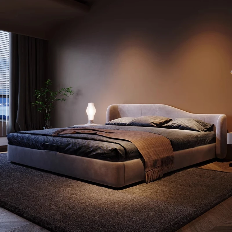 Light Luxury Wedding bed ltalian Style create Twin modern Fashionable bed aesthetics apartment Soft cama de casal home furniture
Light Luxury Wedding bed ltalian Style create Twin modern Fashionable bed aesthetics apartment Soft cama de casal home furniture