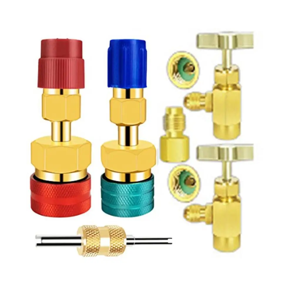 Adapter Quick Fitting Coupler For R1234YF To R134A High Low Side Adapter Fitting Connector Car Airconditioning Fitting Car Tools
Adapter Quick Fitting Coupler For R1234YF To R134A High Low Side Adapter Fitting Connector Car Airconditioning Fitting Car Tools
