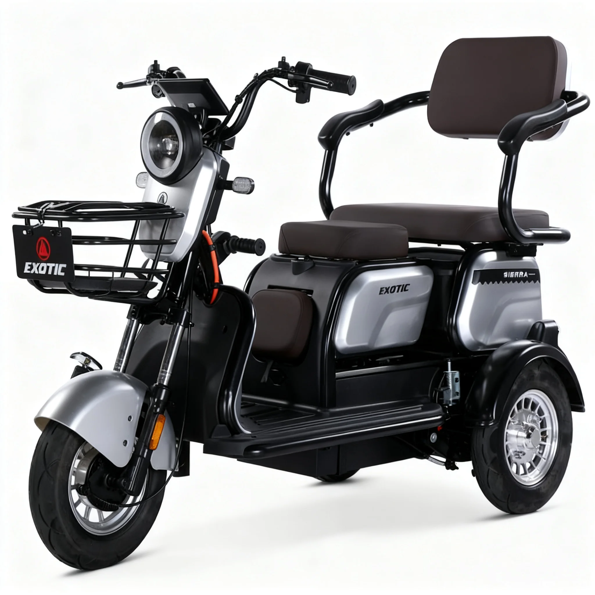Best-Selling 60V 650W 800W 1000W Electric Tricycle Scooter Wholesale Adult City Fashion Leisure Motorcycle with Rear Hub Motor
Best-Selling 60V 650W 800W 1000W Electric Tricycle Scooter Wholesale Adult City Fashion Leisure Motorcycle with Rear Hub Motor