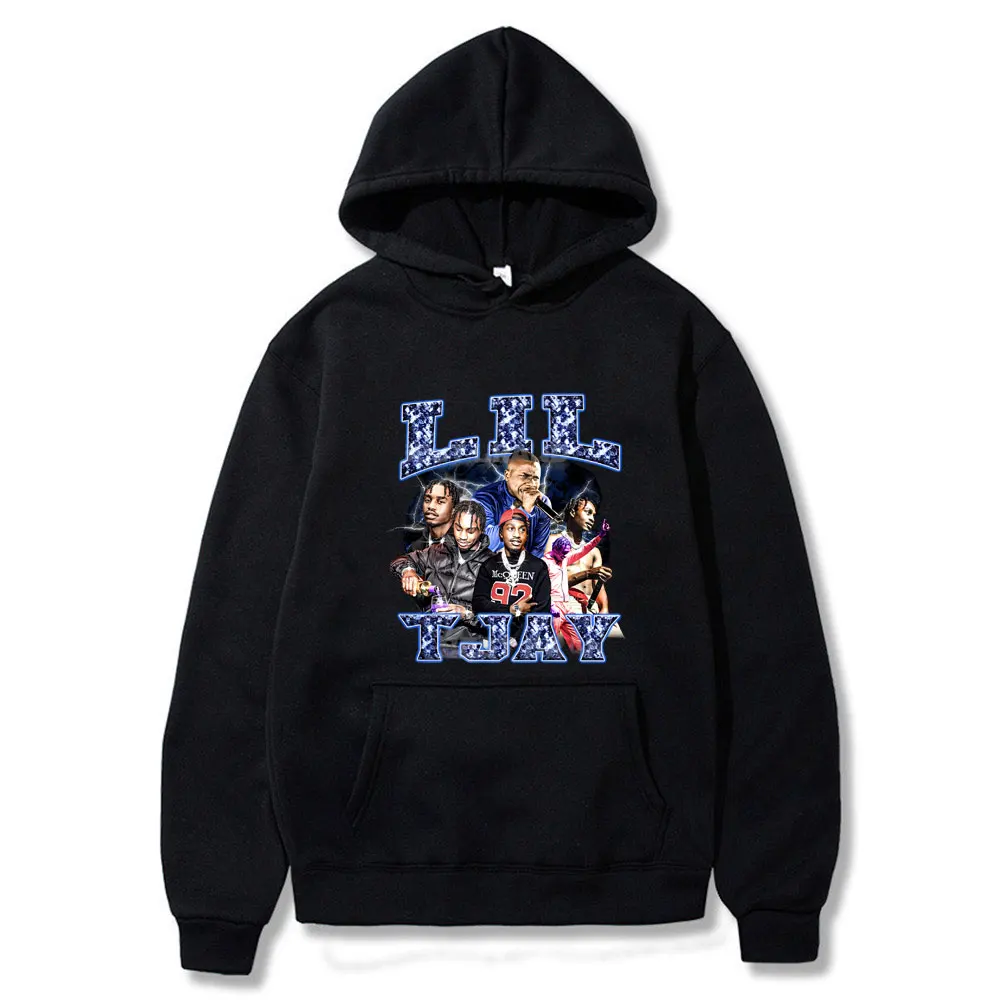Rapper Lil Tajy Graphic Print Hoodie Unisex Clothing Vintage Streetwear Men Women's Hip Hop Fashion Oversized Pullover Hoodies
Rapper Lil Tajy Graphic Print Hoodie Unisex Clothing Vintage Streetwear Men Women's Hip Hop Fashion Oversized Pullover Hoodies