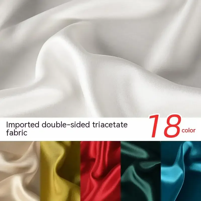 Acetate Satin Fabric Micro Elasticity Wrinkle Resistance Glossy Clothing Cloth by Meter Apparel Sewing Fabric Polyester Material
Acetate Satin Fabric Micro Elasticity Wrinkle Resistance Glossy Clothing Cloth by Meter Apparel Sewing Fabric Polyester Material