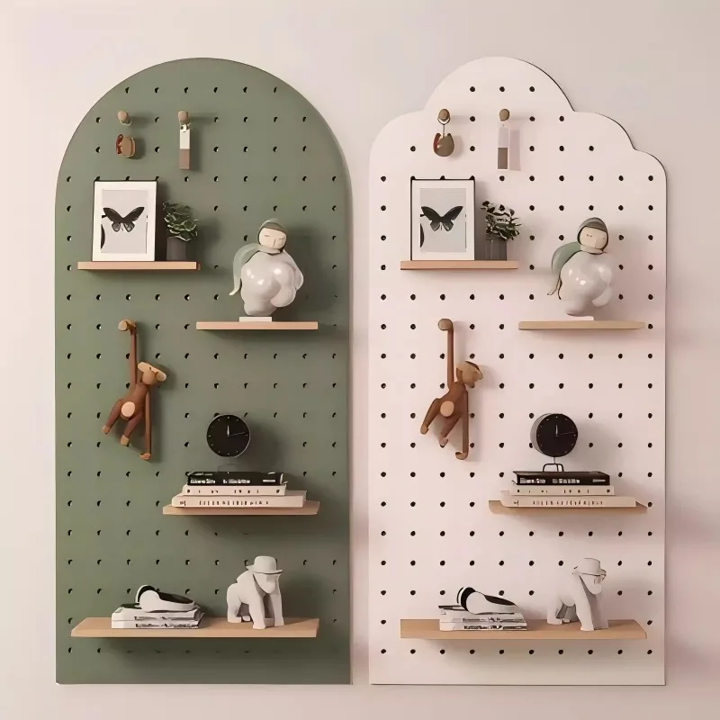 Entrance hole board rack custom modeling wall wooden desk storage display storage rack hanger including accessories
Entrance hole board rack custom modeling wall wooden desk storage display storage rack hanger including accessories