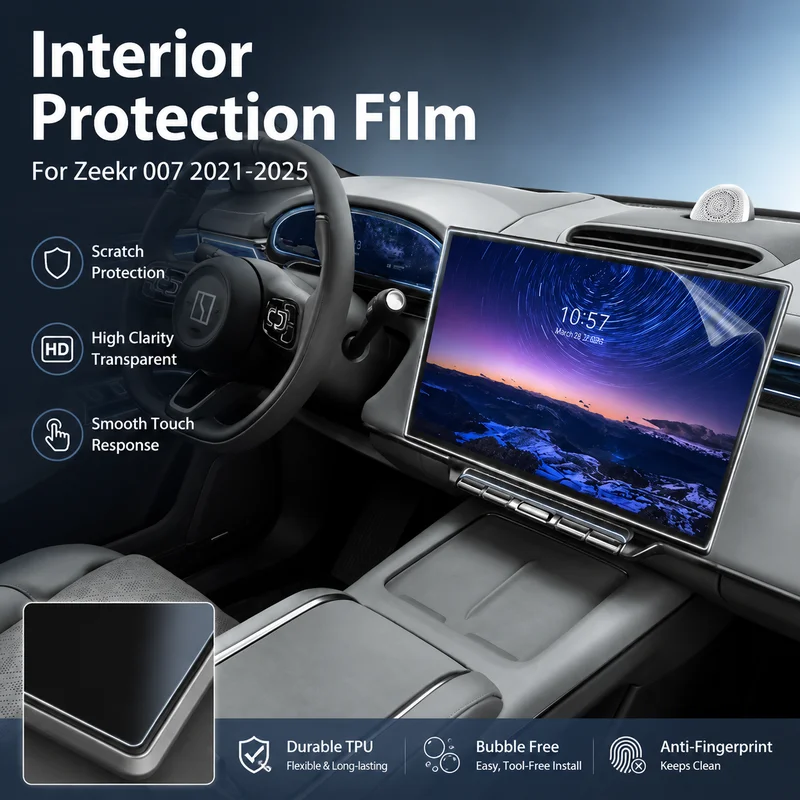 Interior Protection Film For Zeekr 007 2021-2025 TPU High Clarity Screen Protector, Replacement Parts, Car Accessories
Interior Protection Film For Zeekr 007 2021-2025 TPU High Clarity Screen Protector, Replacement Parts, Car Accessories