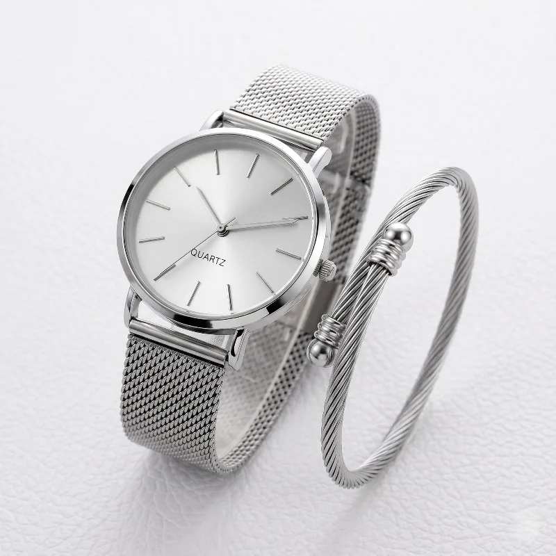 Fashion Women Bracelet Watches Set Simple Round Dial Analog Quartz Wristwatches Elegant Ladies Watch Best Gift for Woman Girls
Fashion Women Bracelet Watches Set Simple Round Dial Analog Quartz Wristwatches Elegant Ladies Watch Best Gift for Woman Girls