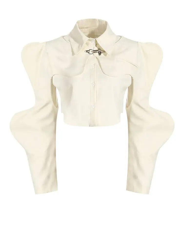 Shaped Women Irregular Black Short Blouse New Lapel Long Sleeve Loose Fit Shirt Fashion Spring Autumn 2026 1DLTF
Shaped Women Irregular Black Short Blouse New Lapel Long Sleeve Loose Fit Shirt Fashion Spring Autumn 2026 1DLTF