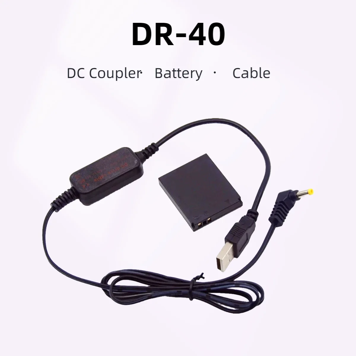 DR-40 DC Coupler NB-6L Fake Battery+ 5V USB Power Cable ACK-DC40 For Canon S90 S95 S120 SX530 SX600 SX610 SX700 SX710 IXUS 85 IS
DR-40 DC Coupler NB-6L Fake Battery+ 5V USB Power Cable ACK-DC40 For Canon S90 S95 S120 SX530 SX600 SX610 SX700 SX710 IXUS 85 IS