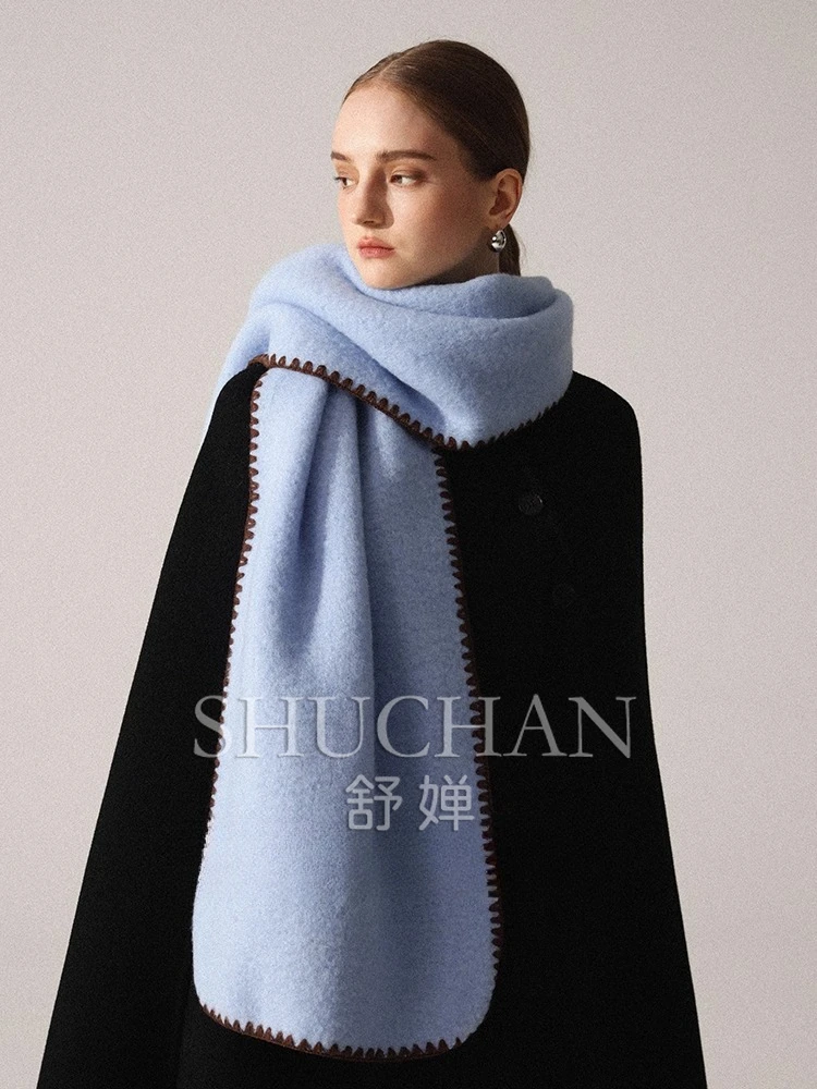 Winter white scarf Korean atmosphere long scarf women's neck protection scarf snow warm texture shawl with coat
Winter white scarf Korean atmosphere long scarf women's neck protection scarf snow warm texture shawl with coat