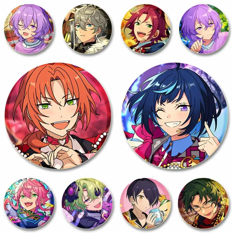 Cartoon Idol Tsukinaga Leo Sena Izumi Mao Isara Badges Anime Ensemble Stars Brooches Creative Lapel Pins for Bag Hat Accessories
Cartoon Idol Tsukinaga Leo Sena Izumi Mao Isara Badges Anime Ensemble Stars Brooches Creative Lapel Pins for Bag Hat Accessories