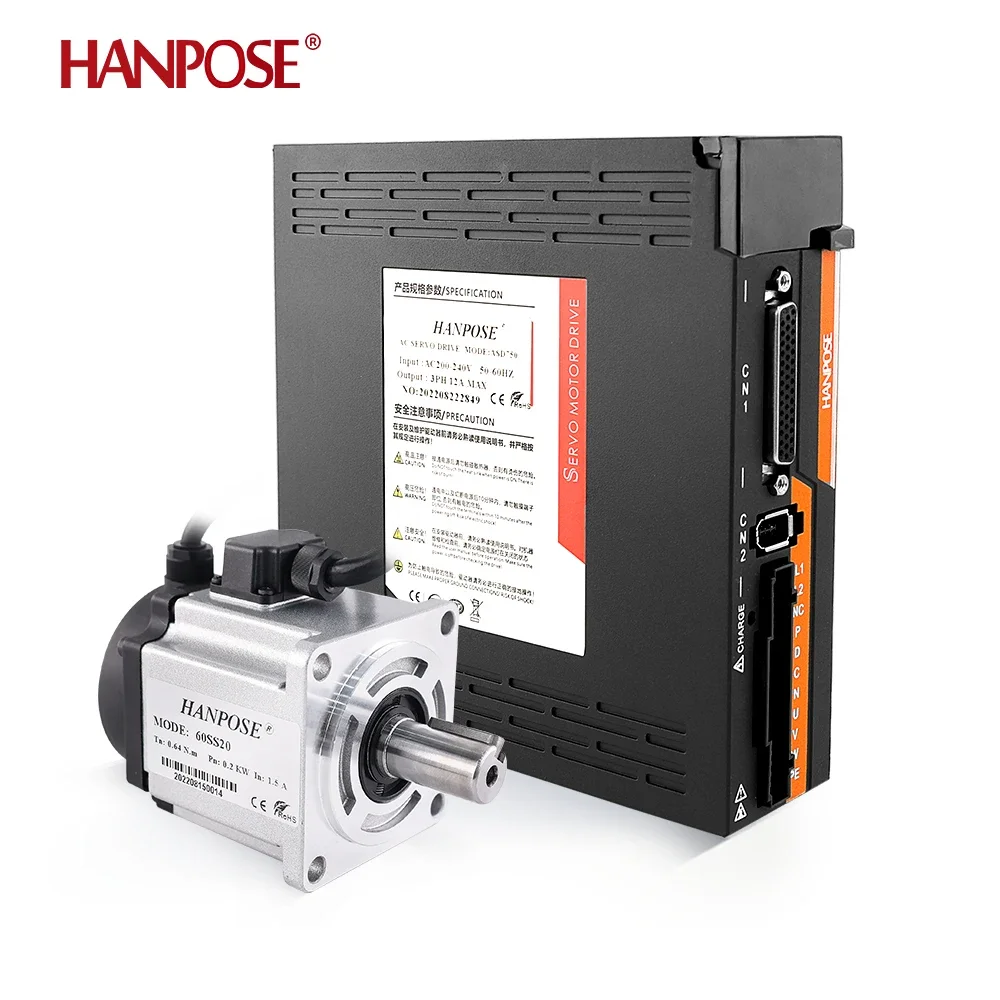 Servo Motor Drive Kit 60SS20 200W 0.64N.m 1.5A 6000rpm ASD240 220V 3M Encoder Robot CNC Machine Tool Servo Motor Sewing Machine
Servo Motor Drive Kit 60SS20 200W 0.64N.m 1.5A 6000rpm ASD240 220V 3M Encoder Robot CNC Machine Tool Servo Motor Sewing Machine