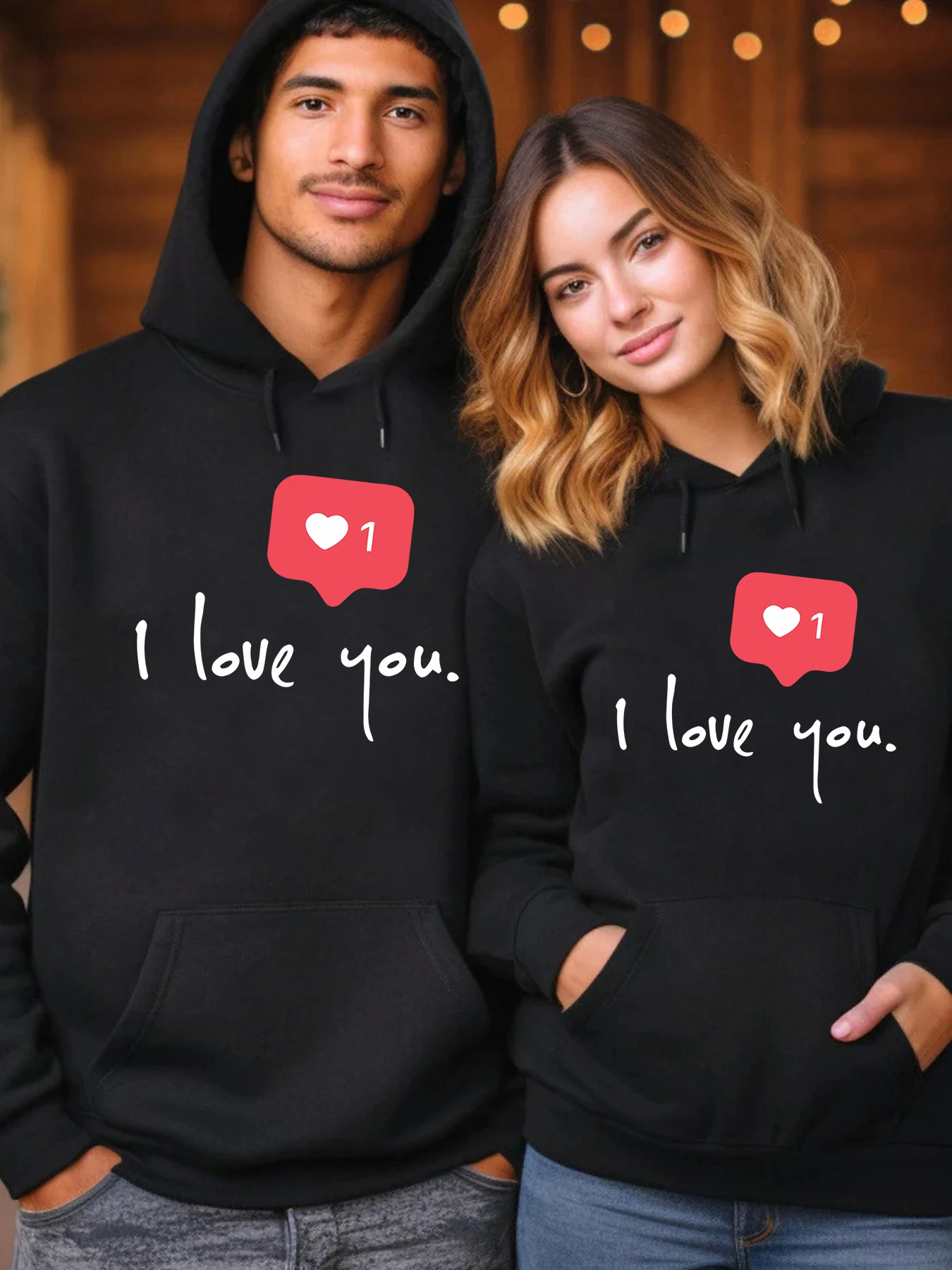 1PC L Love You Couple Hooded Letter Love Hoody Fleece fur-liner Hoodie Woman Casual Soft Spring Autumn Clothing
1PC L Love You Couple Hooded Letter Love Hoody Fleece fur-liner Hoodie Woman Casual Soft Spring Autumn Clothing