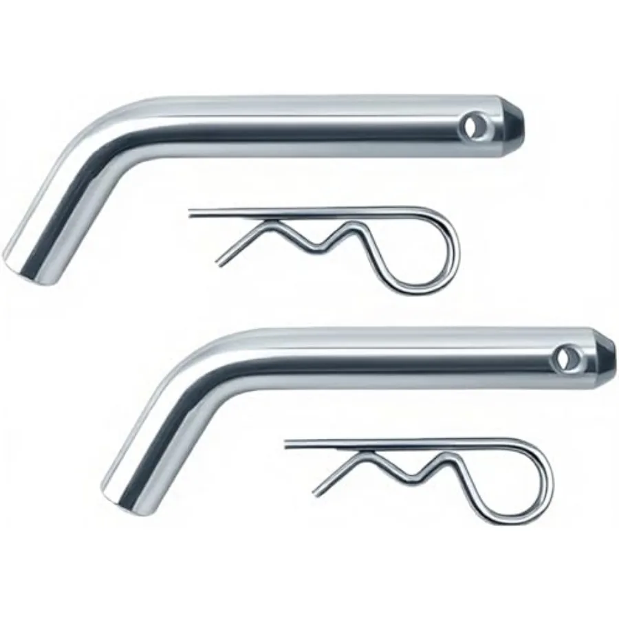 Heavy-Duty Trailer Hitch Pin and Clip with Grooved Head, Trailer Hitch Pin and Clip, 5/8-Inch Diameter, Fits 2-1/2 or 3-Inch Re
Heavy-Duty Trailer Hitch Pin and Clip with Grooved Head, Trailer Hitch Pin and Clip, 5/8-Inch Diameter, Fits 2-1/2 or 3-Inch Re