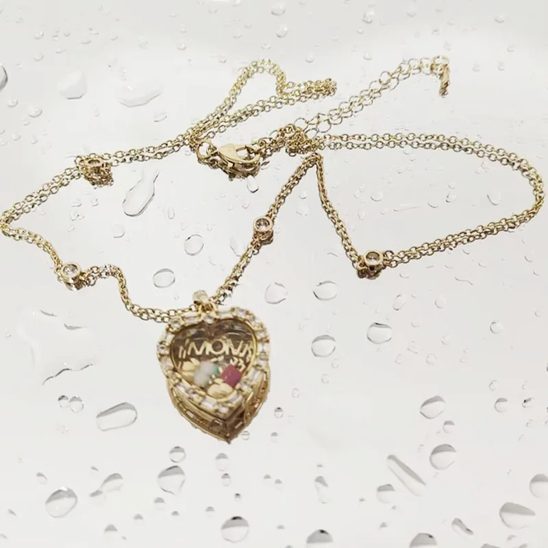 Fortune’s Keeper Heart-shaped Glass Box Of Gold Locket 18K Plated With Small Charm DIY Hollow Design Personalized Xmas Gift
Fortune’s Keeper Heart-shaped Glass Box Of Gold Locket 18K Plated With Small Charm DIY Hollow Design Personalized Xmas Gift