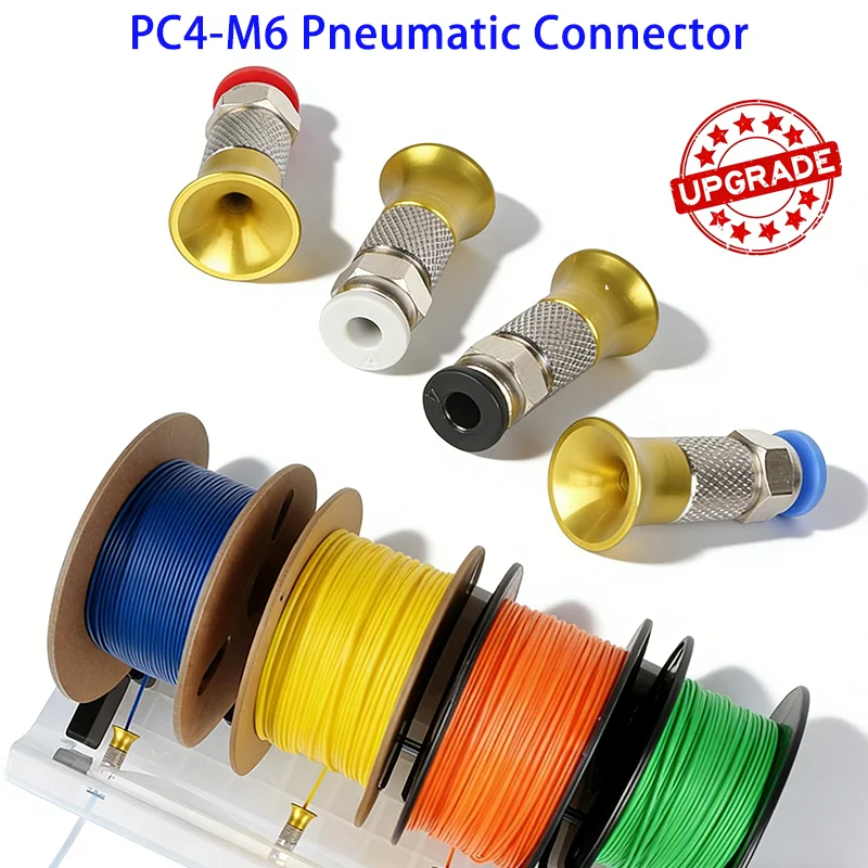 Сушилка для филамента 3D-принтера, коробка-сушилка с трубкой из ПТФЭ 2,5x4 мм, пневматическая, с гайкой, для филаментов PLA и ABS, фитинг-соединитель PC4-M6
Сушилка для филамента 3D-принтера, коробка-сушилка с трубкой из ПТФЭ 2,5x4 мм, пневматическая, с гайкой, для филаментов PLA и ABS, фитинг-соединитель PC4-M6