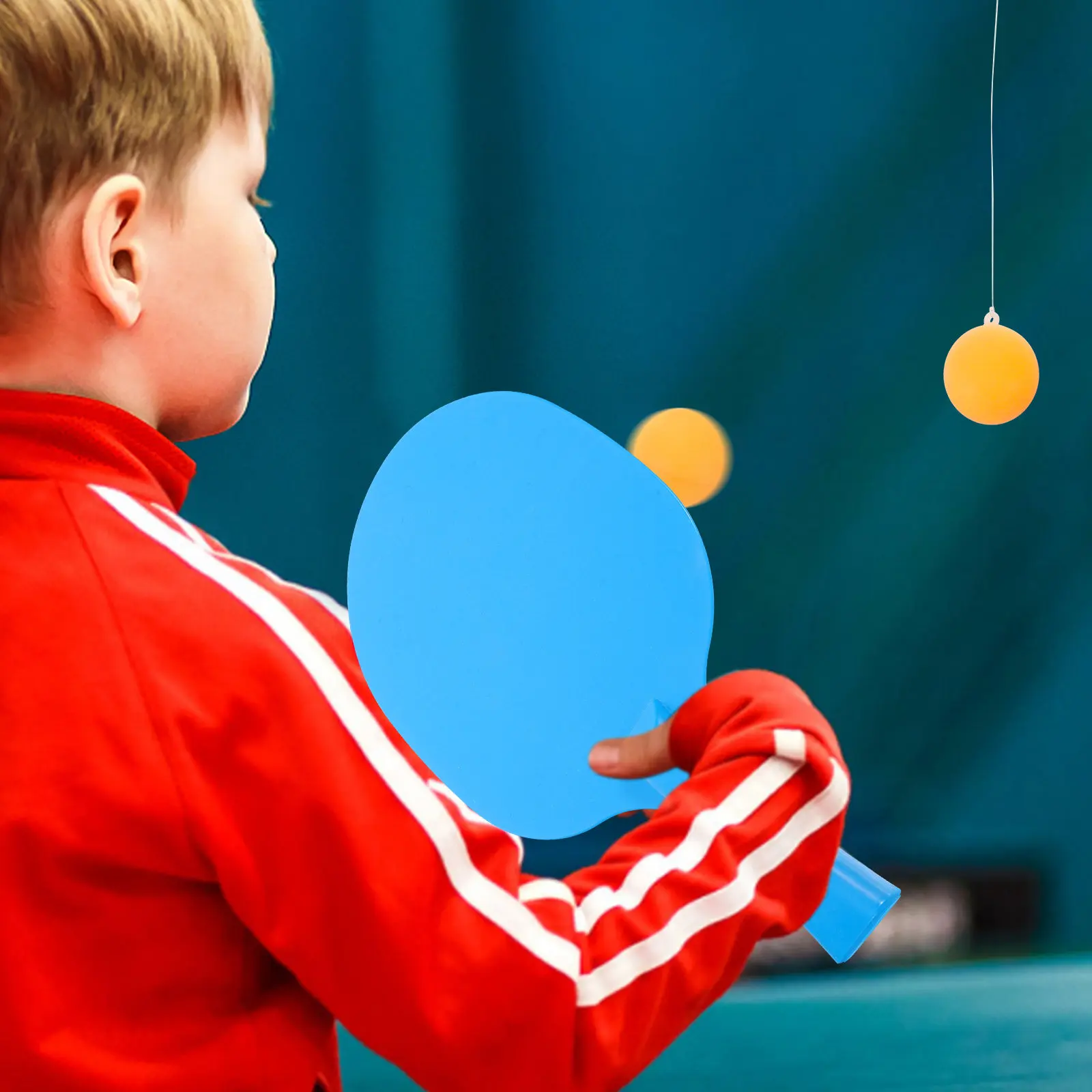 1Set Table Tennis Training Kit Hanging Indoor Table Tennis Set for Beginners Skill Development Reflex Exercising Equipment