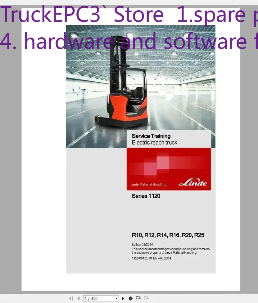 TruckEPC3 TruckEPC3 Руководство по обслуживанию вилочных погрузчиков Linde 2019, DVD
TruckEPC3 TruckEPC3 Руководство по обслуживанию вилочных погрузчиков Linde 2019, DVD