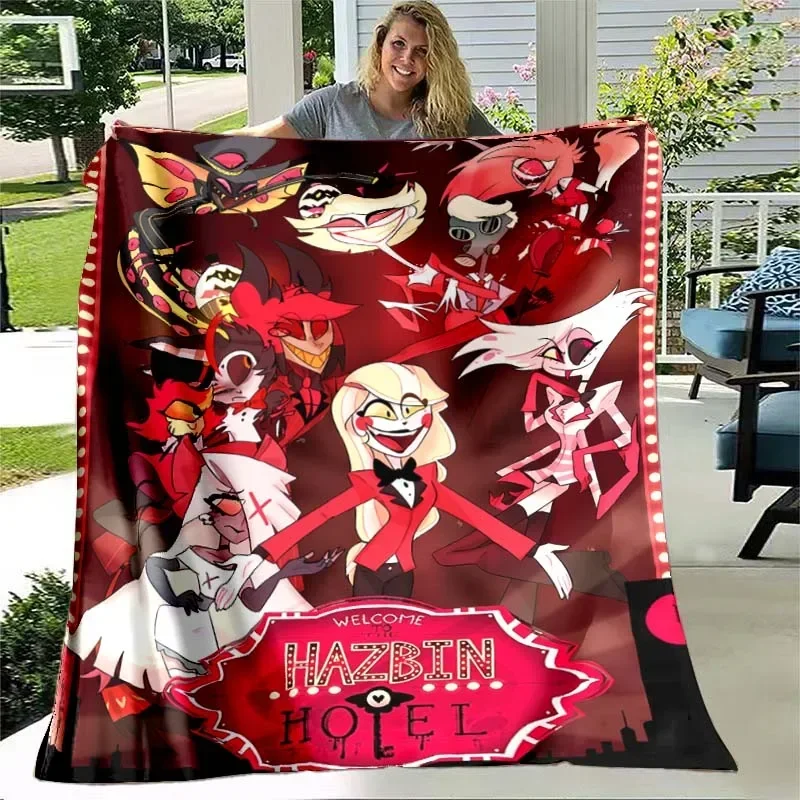 Cartoon Printed Soft Flannel Blanket Hazbin Anime Lightweight Thin Fleece Blanket Bedspread Sofa Couch Camping Traveling Covers
Cartoon Printed Soft Flannel Blanket Hazbin Anime Lightweight Thin Fleece Blanket Bedspread Sofa Couch Camping Traveling Covers